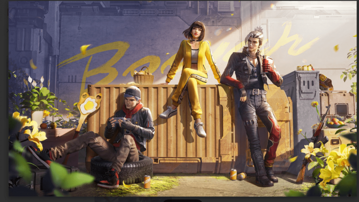 Garena Free Fire Game Illustration