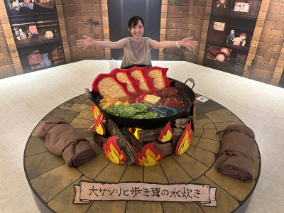 大サソリと歩き茸の水炊き