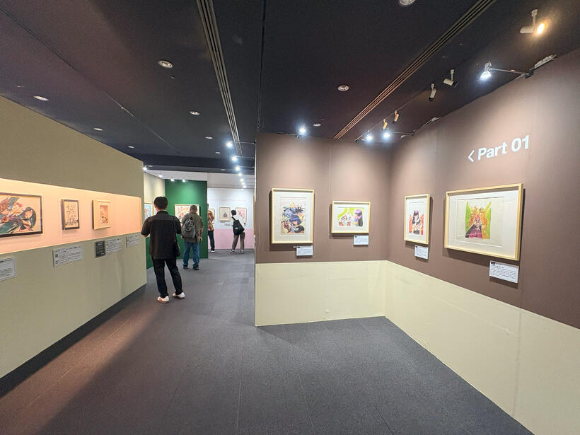 イラスト展示エリア1